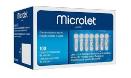 Lancetas Microlet - 100 Unid - Bayer